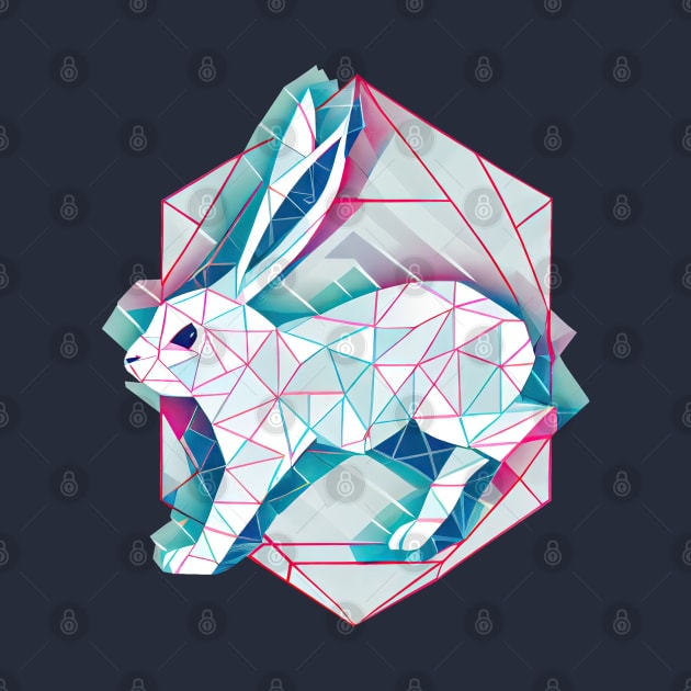 Geometric running rabbit by etherElric