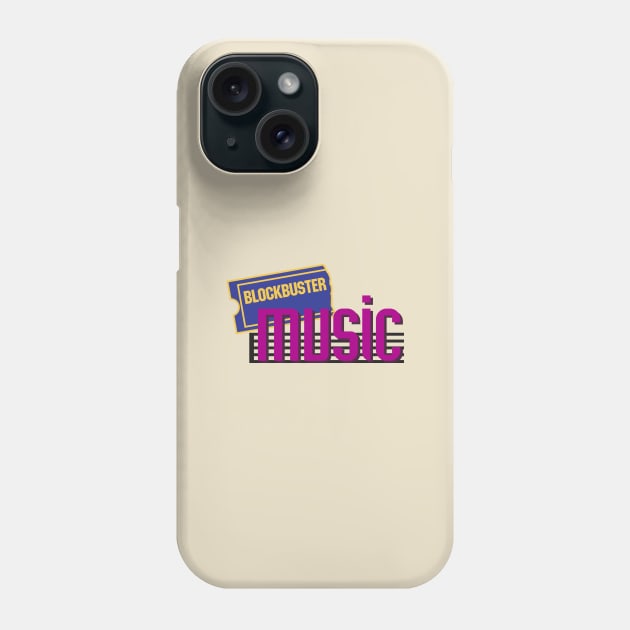 Blockbuster Music - Defunct Music Store Phone Case by The90sMall