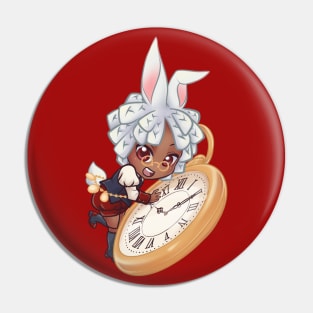 White Rabbit dandy boy Pin