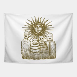 Wicker Man People Tapestry