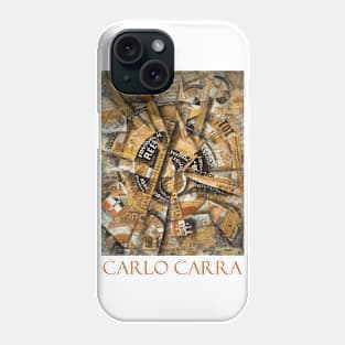 Manifestacione Interventista by Carlo Carra Phone Case