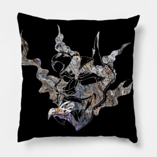 Marbled Oni Mask Pillow