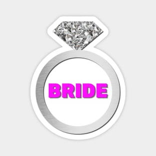 Bride Diamond Ring Magnet