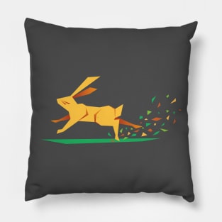 Golden Hare Pillow