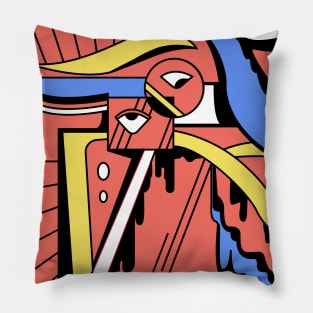 Modern hieroglyph Pillow