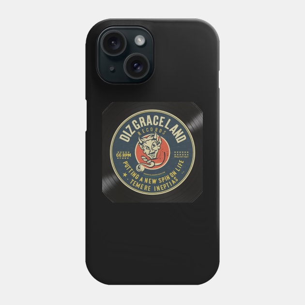 Look for the Dizgraceland label Phone Case by Dizgraceland