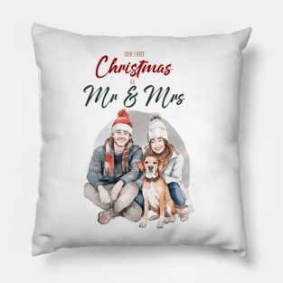 Our First Christmas as Mr and Mrs Pillow