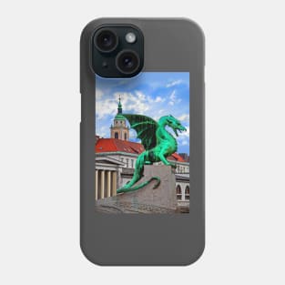 Dragon Bridge, Ljubljana, Slovenia Phone Case