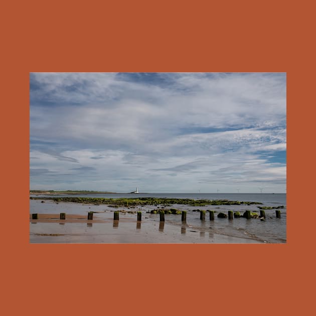 The beach at Whitley Bay in June (2) by Violaman