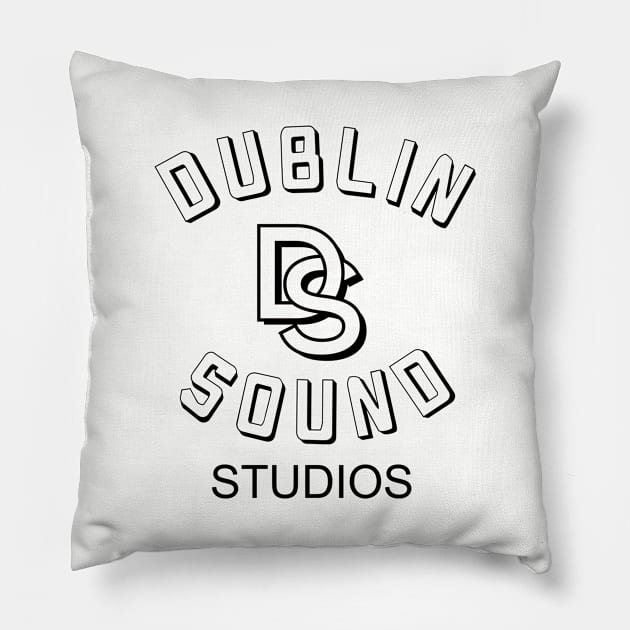 Dublin Sound Studios Pillow by Rebus28