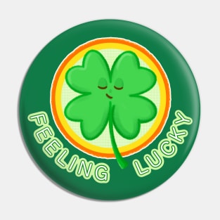 Feeling Lucky! Kawaii Clover Pin