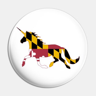 Maryland Unicorn Pin