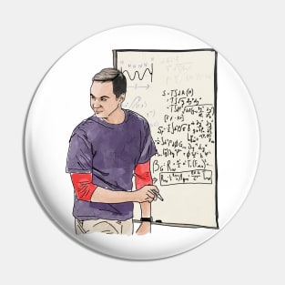 Sheldon Theory Pin