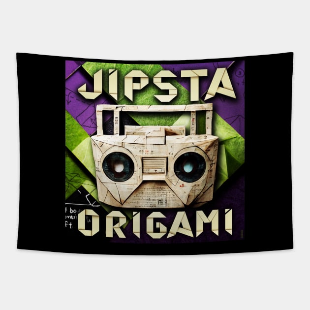 ORIGAMI ALBUM COVER Tapestry by Jipsta