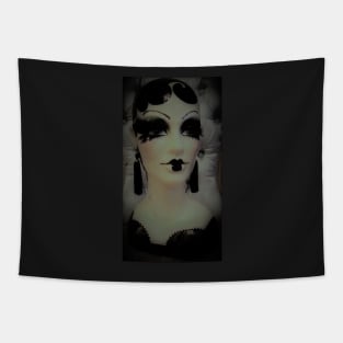 french flapper art deco model mannequin Tapestry