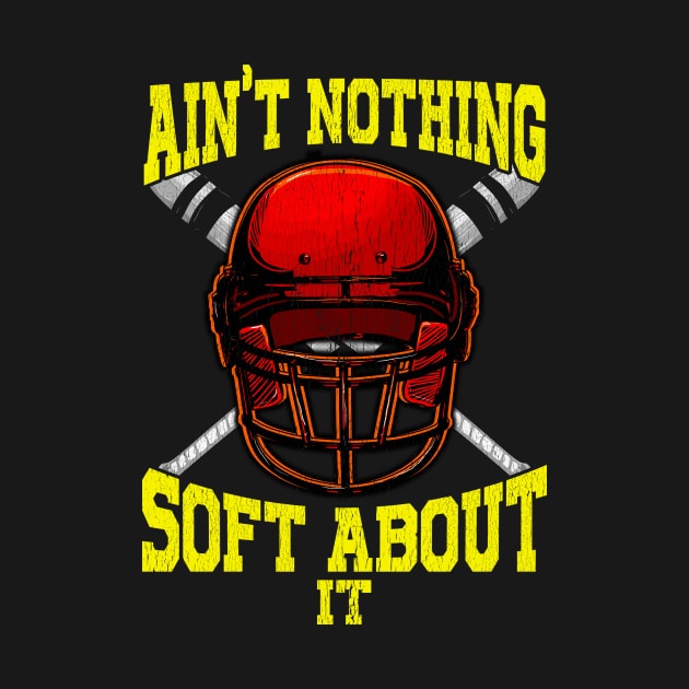 Cute Ain't Nothing Soft About It Softball Pun by theperfectpresents