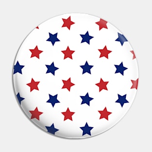 America flag star pattern Pin