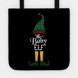 The Baby Elf Matching Family Group Christmas Party Pajama Tote