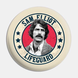 Sam Elliott // Retro Style Fan Art Pin