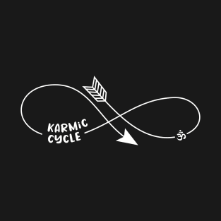 Karmic Cycle / White T-Shirt