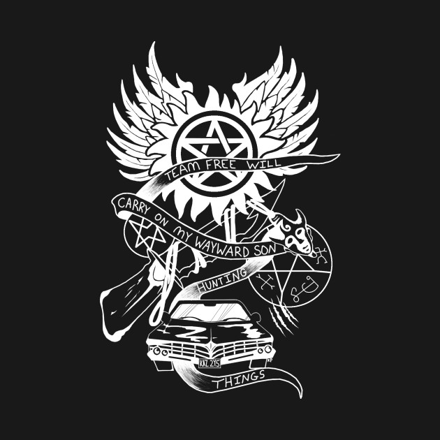 Carry On My Wayward Son - Winchester Bros - T-Shirt ...