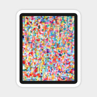 Multi - Abstract Painting Magnet