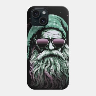 Modern Santa Claus with sun glasses Phone Case