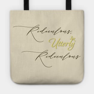 A Ridiculous Design Tote