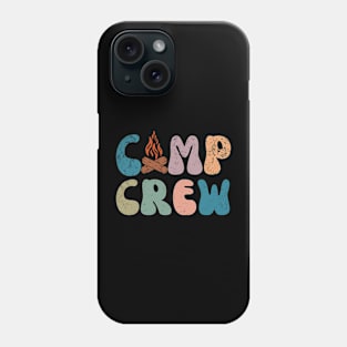 Camp Crew Retro Groovy Vintage Happy First Day Of School Phone Case