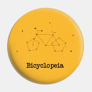 Bicyclopeia – Bicycle star constellation - hand drawn Pin