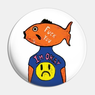 Fish Boy Pin