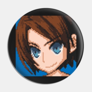 Resident Evil Jill Valentine Pixel Art Pin