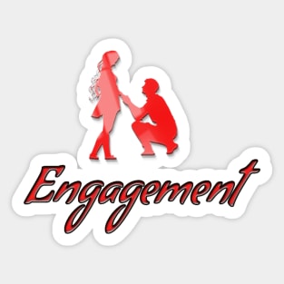 Engagement Stickers for Sale