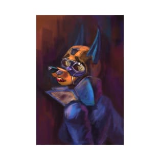 Sci-fi furry portrait T-Shirt