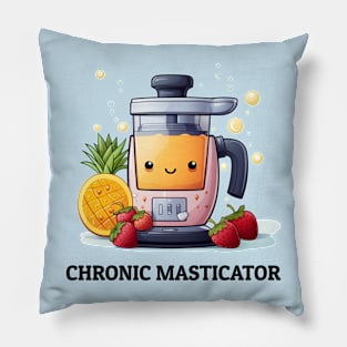 Fruit Juicer Chronic Masticator Funny Health Novelty Pillow