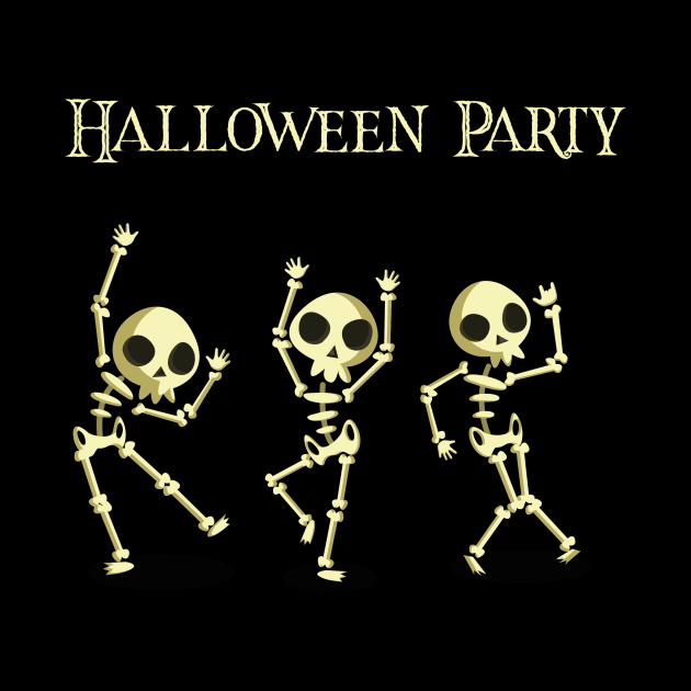 Party Halloween T-Shirt by Freedoms