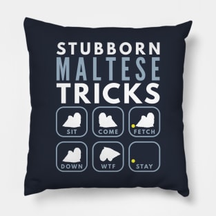 Stubborn Maltese Terrier Tricks - Dog Training Pillow