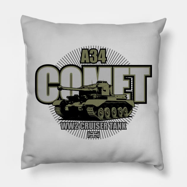 A34 Comet Tank Pillow by TCP