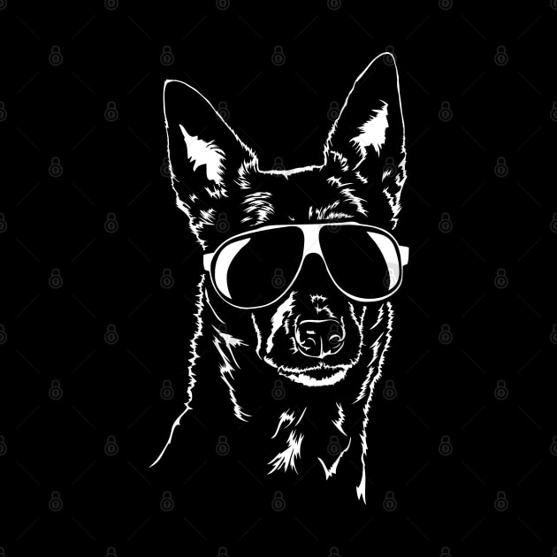 Funny Proud Australian Kelpie sunglasses cool dog by wilsigns