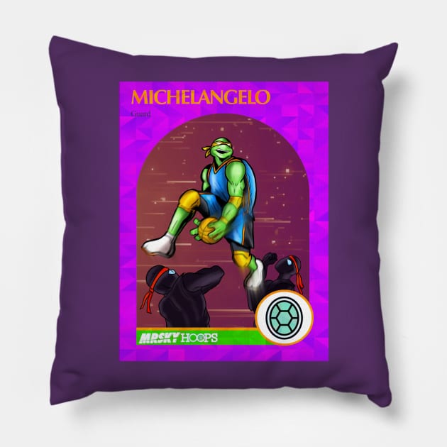 Mikey Trading Card Shirt Pillow by maersky