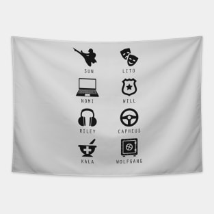 Sense8 Minimalist Tapestry