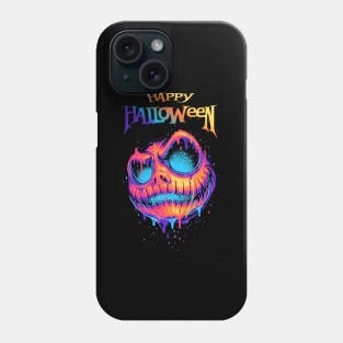 happy hallloween pumkin art Phone Case