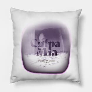 Nicole Wallace as noah culpa mia / my fault 2023 movie themed graphic design by ironpalette Pillow