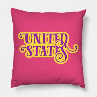 the USA, land of jobs Pillow