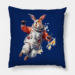 The Great Rabbit of the Galaxy Pillow