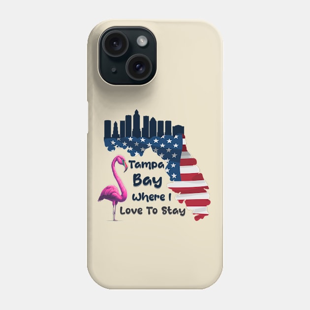 Tampa Bay Love Phone Case by Place Heritages