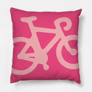 Pastel Pink Bike Pillow