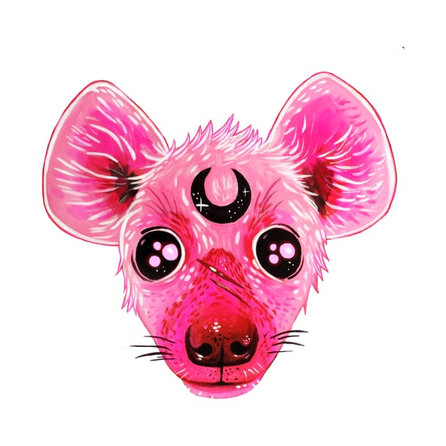 Pink Hyena by Bethaliceart