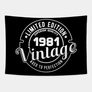 1981 VINTAGE - 40Th BIRTHDAY GIFT Tapestry