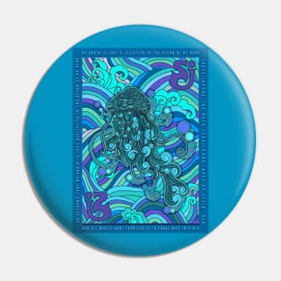 Jellyfish SCI The String Cheese Incident Tequila Pin